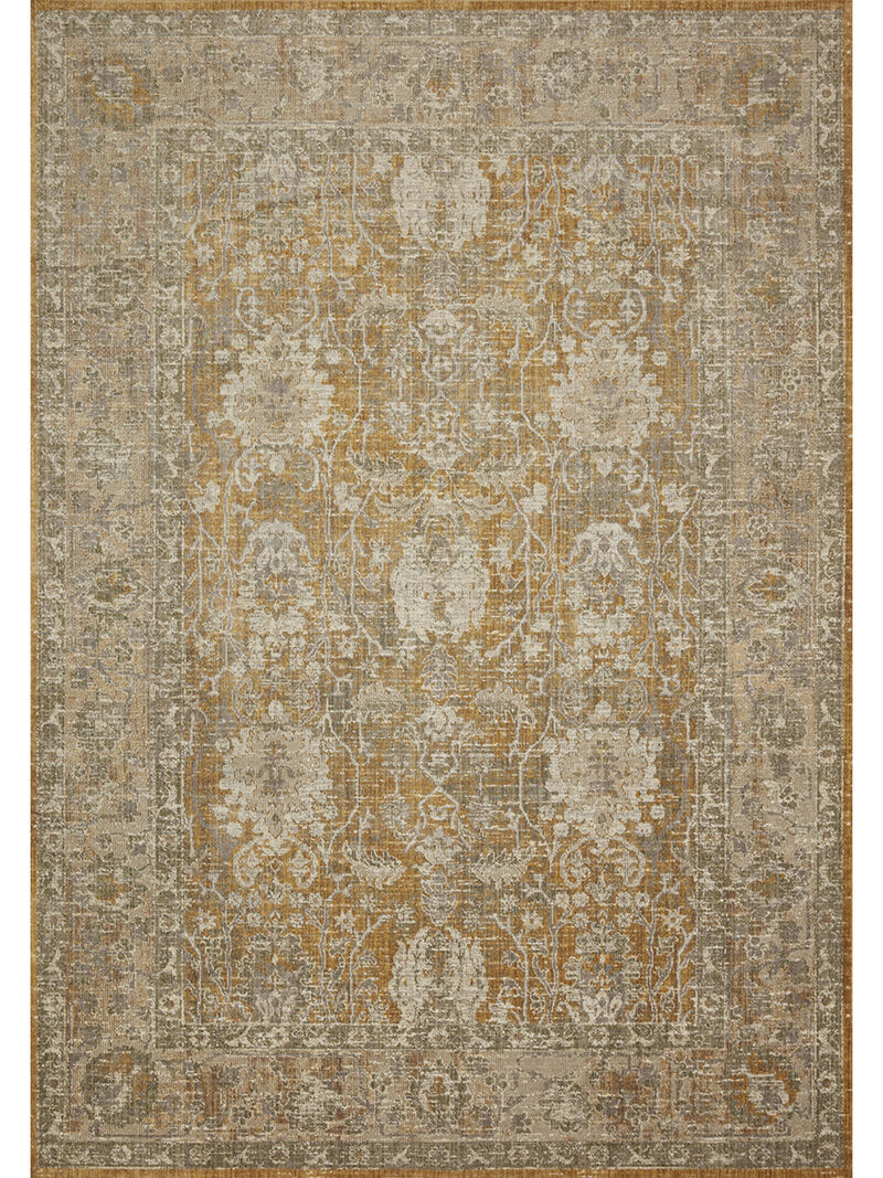 Rosemarie ROE01 Gold/Sand 6'3" x 9' Rug