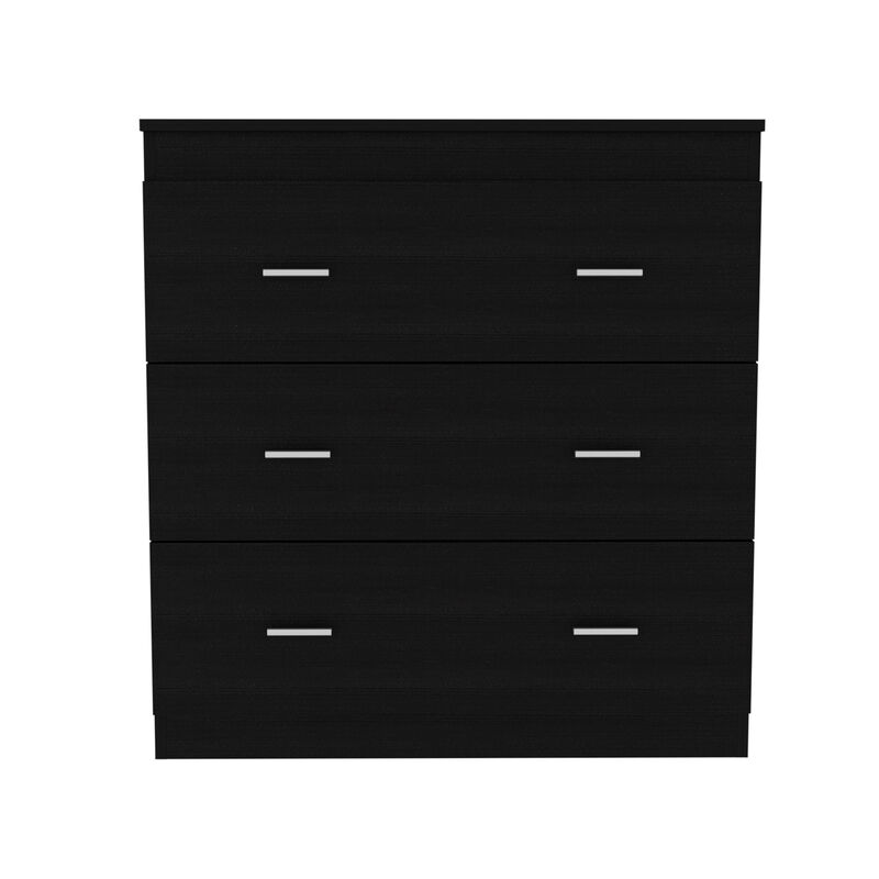 Three Drawer Dresser Litress, Bedroom, Black