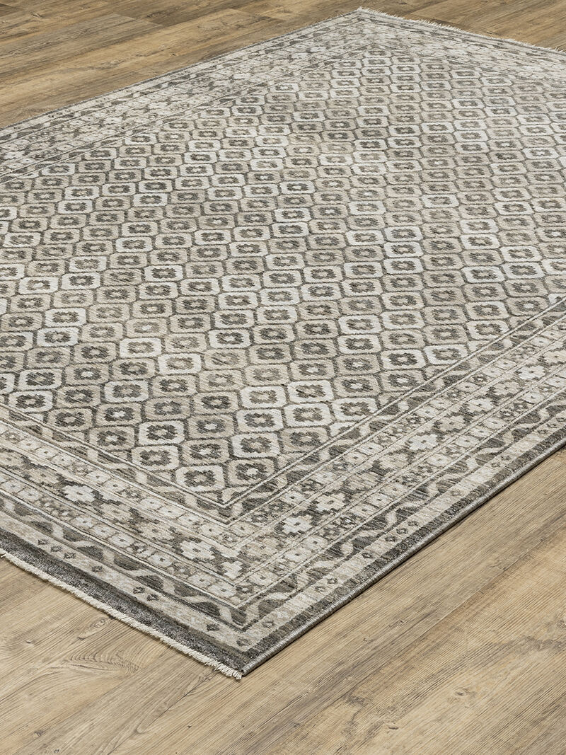 Chamberlain 3'3" x 5' Grey Rug