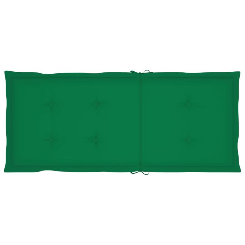 vidaXL Garden Chair Cushions 6 pcs Green 47.2"x19.7"x1.6"