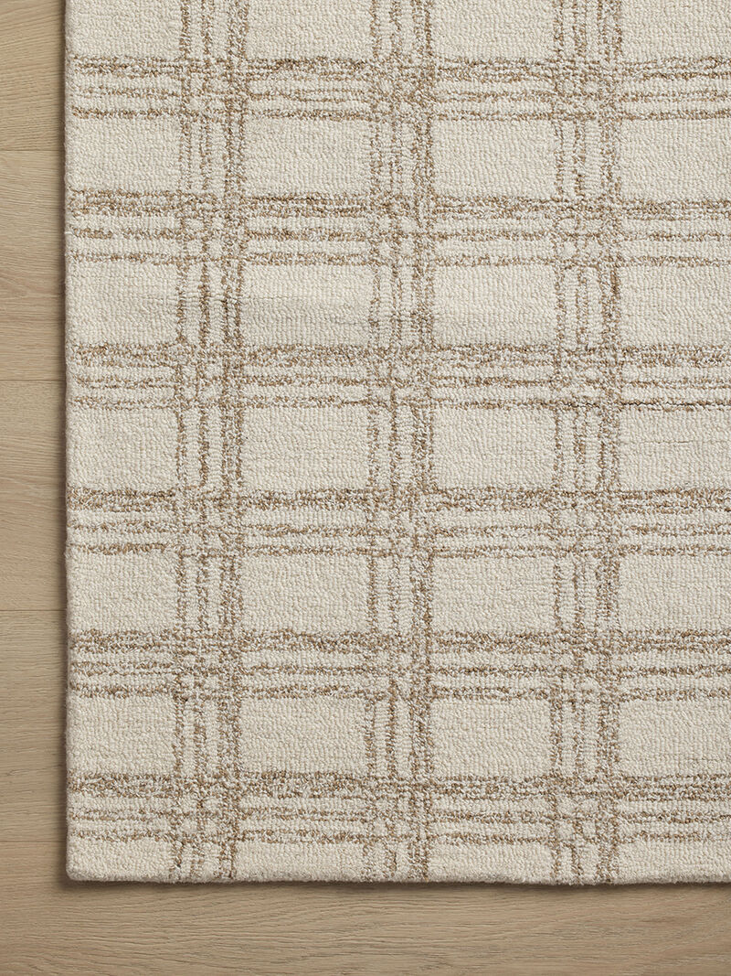Polly POL-12 Cream / Sand 7''9" x 9''9" Rug by Chris Loves Julia