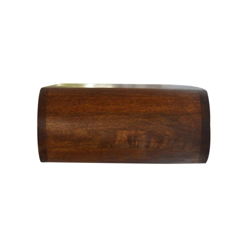 Wall Mounted Round Chestnut1 Drawer Nightstand