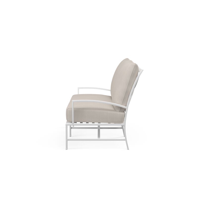 Bristol Loveseat in Canvas Flax w/ Self Welt
