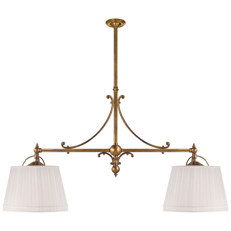 Sloane Single Shop Light in Antique-Burnished Brass