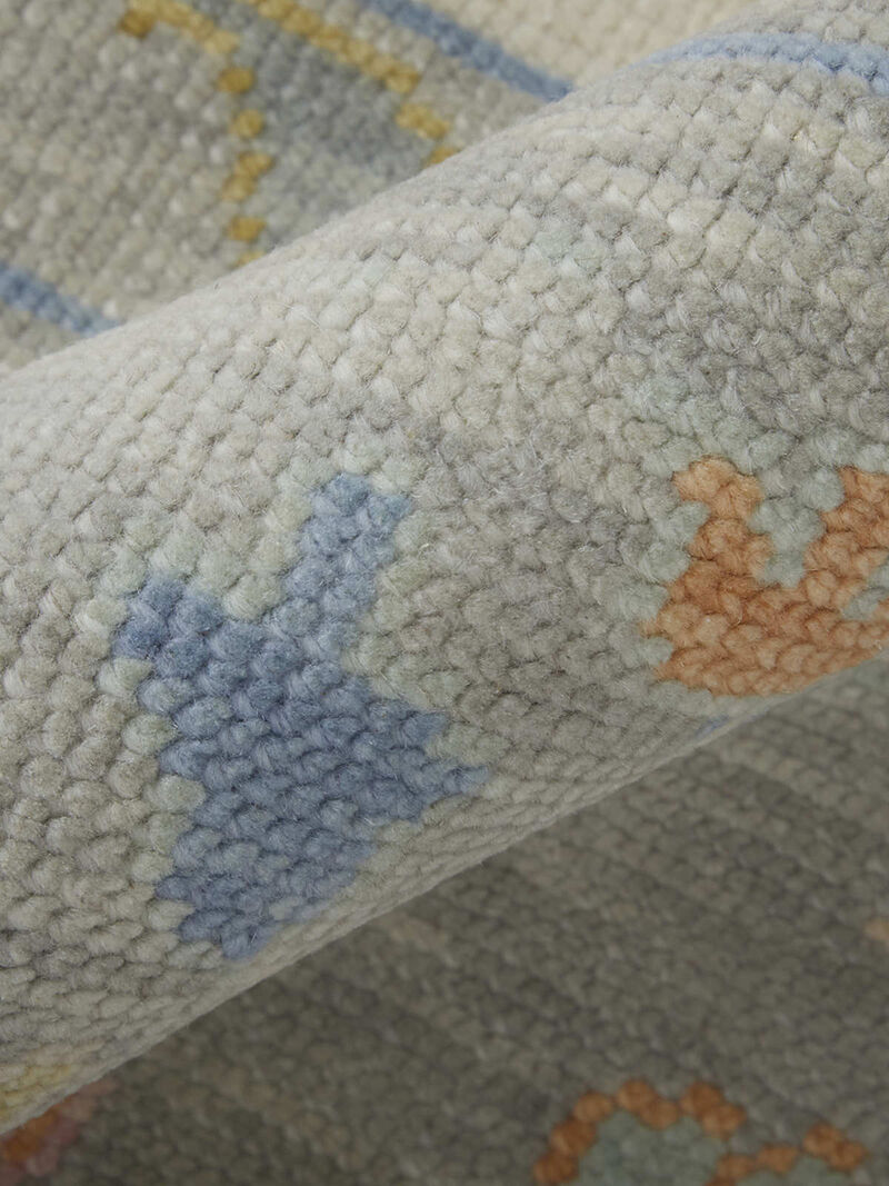 Karina 69G9F 8'6" x 11'6" Ivory/Orange/Blue Rug