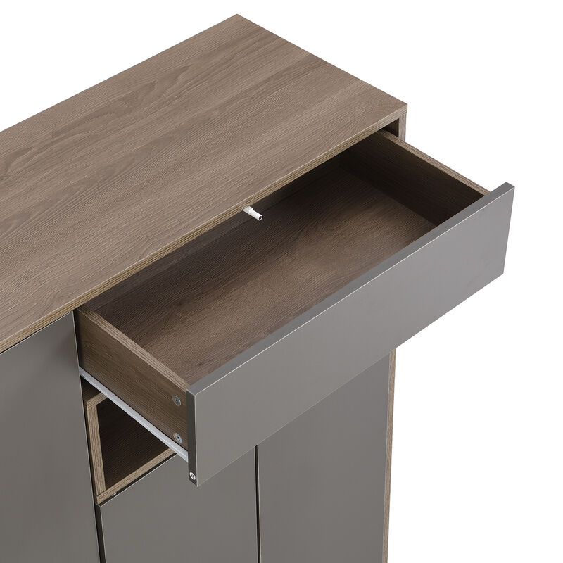 Merax Multi-functional Shoe Rack Bench with Padded Seat