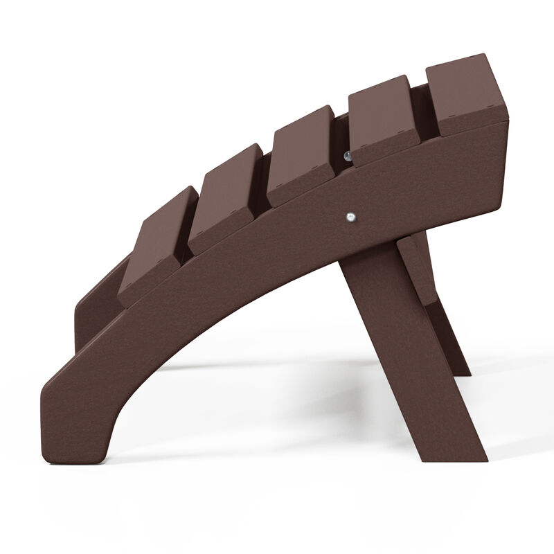 WestinTrends Outdoor Patio HDPE Adirondack Ottoman Footrest