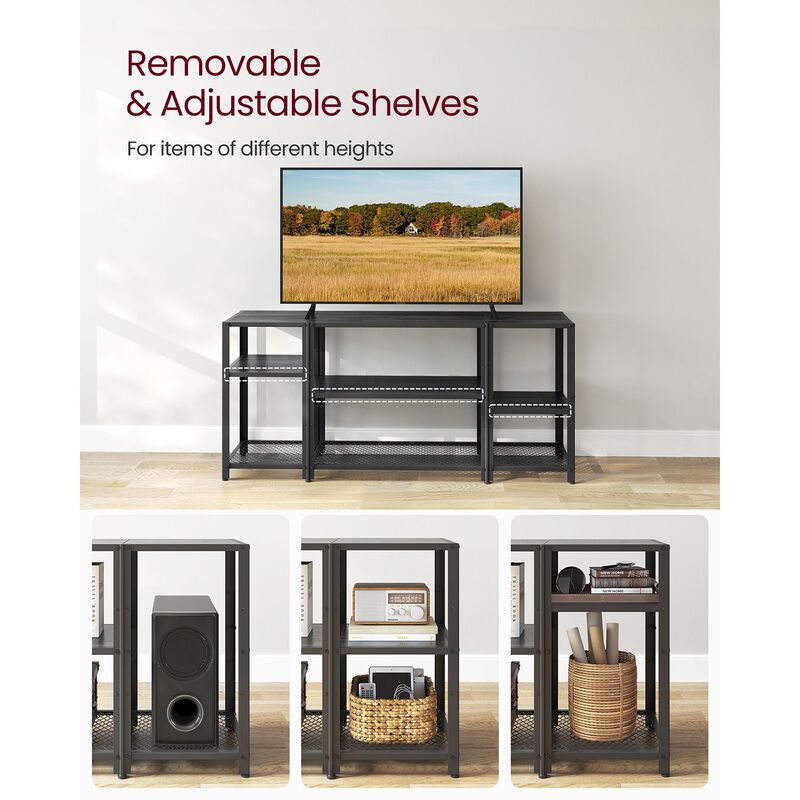 TV Stand for 65-Inch TVs – Modern Entertainment Center with Storage and Stylish Design