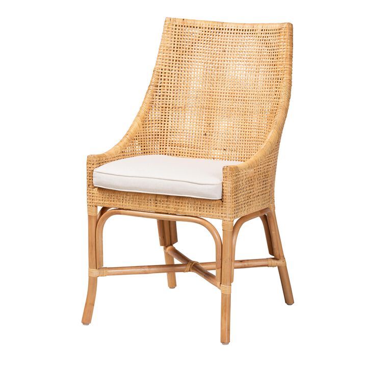 Bali & Pari Bella Modern Natural Rattan Dining Chair