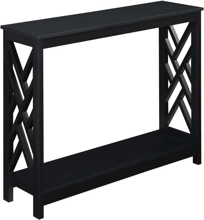 Convenience Concepts Titan Console Table with Shelf, Espresso
