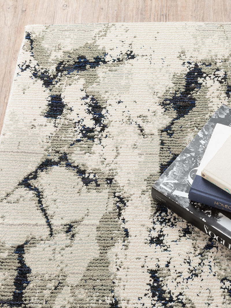Evolution 3'3" x 5'2" Ivory Rug