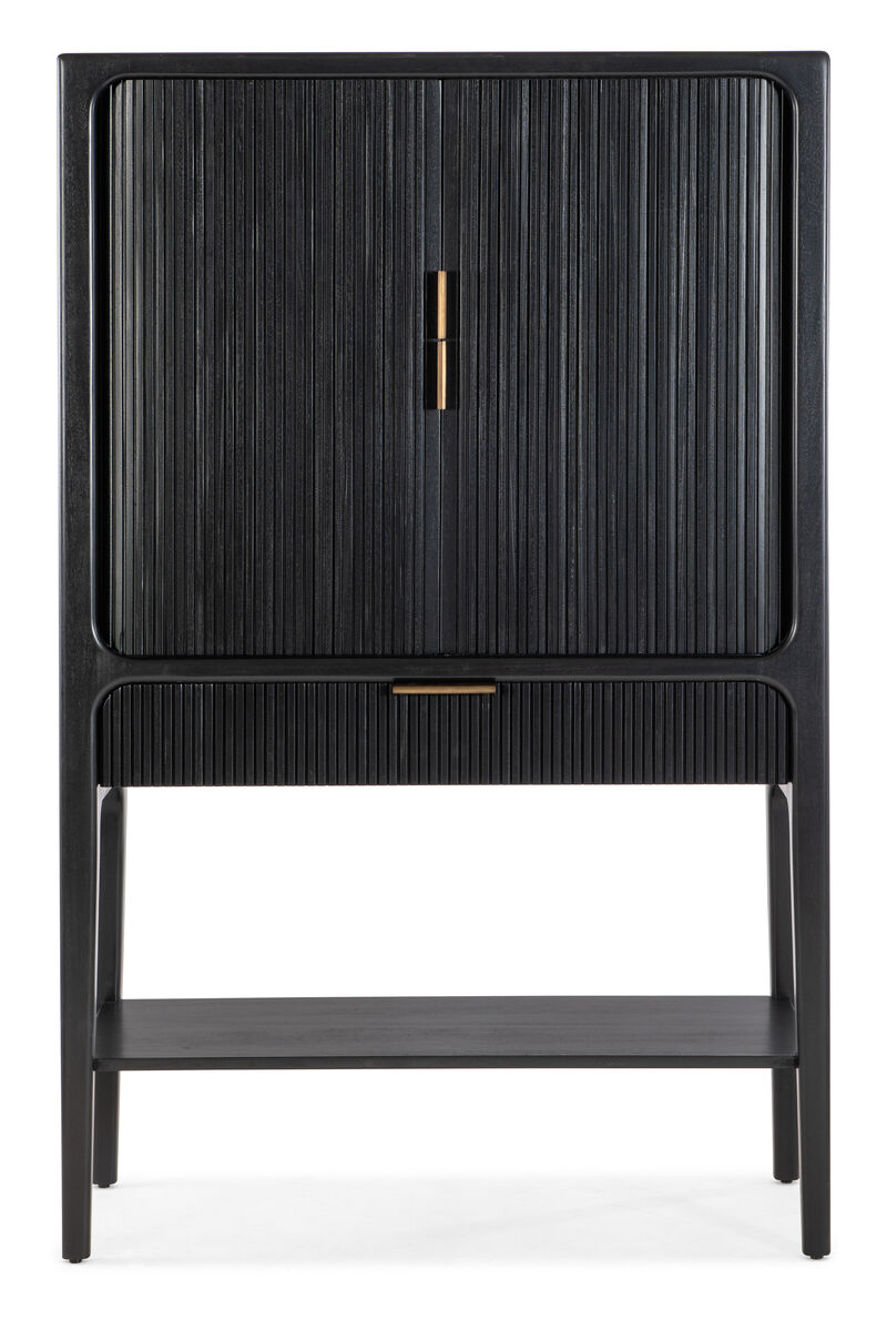 Archer Tambour Cabinet (Black)