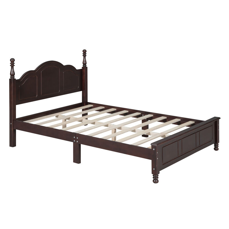 Merax Platform Bed and Two Nightstands Bedroom Sets
