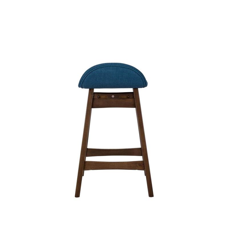 Starlight Canyon Home Brown Wooden Counter Height Chair with Back – Stylish Bar Stools for Kitchen