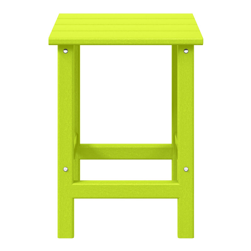 WestinTrends Westintrends 14" square outdoor Side table for Adirondack chair