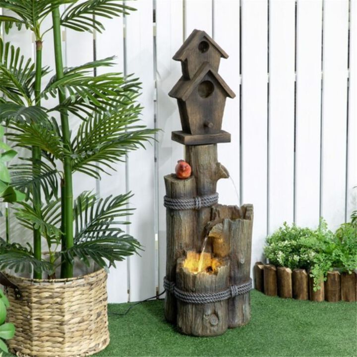 Outdoor Fountain & Fish Tank Stylish Water Feature for Garden, Patio, or Home Decor