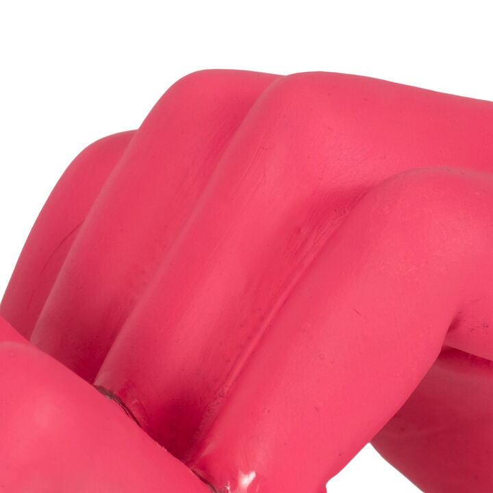 Pink 15" Heart Hands Figurine