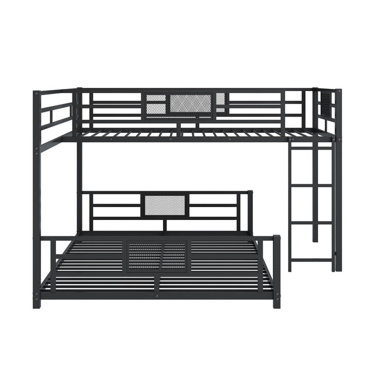 Merax L-shaped Metal Twin over Full Size Bunk Bed Merax L-shaped Metal Twin over Full Size Bunk Bed