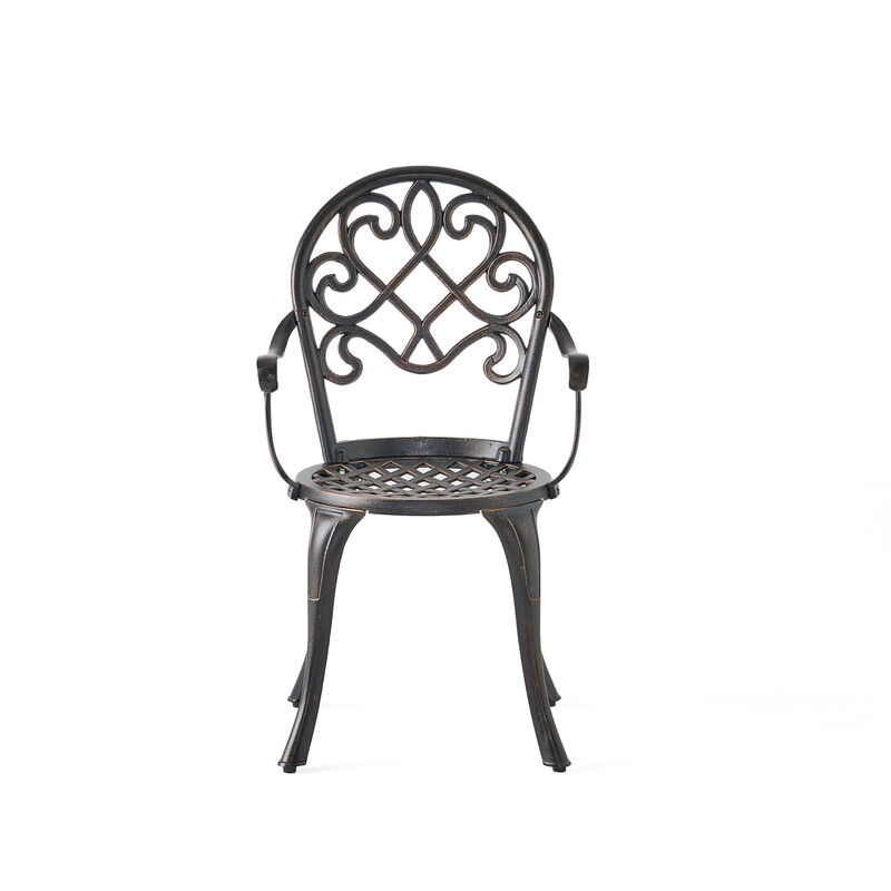 Outdoor Bistro Set with Ice Bucket for Entertaining