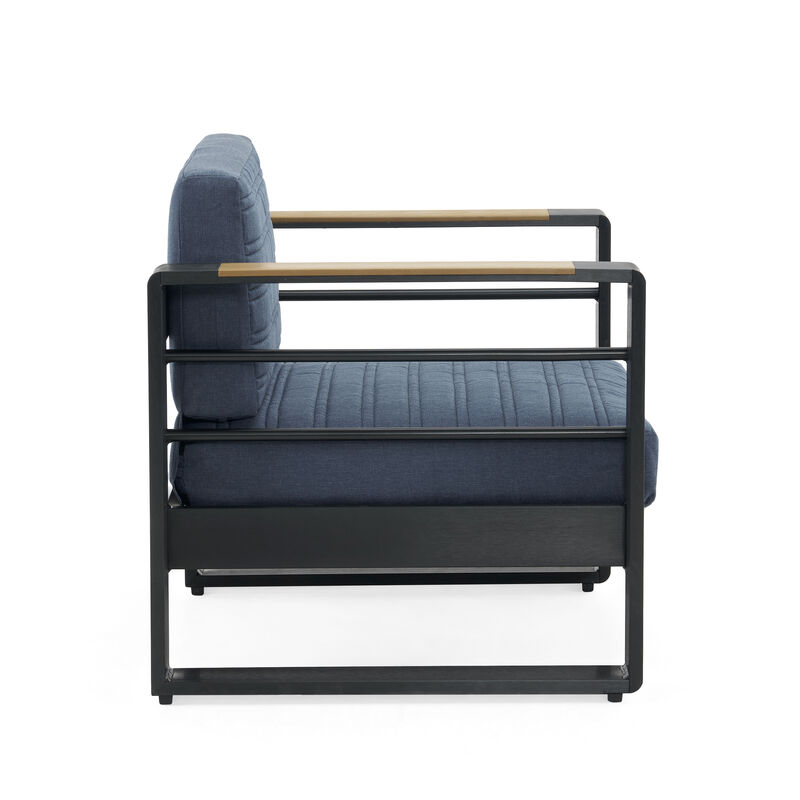 Merax Metal Frame Club Chair Home Chair