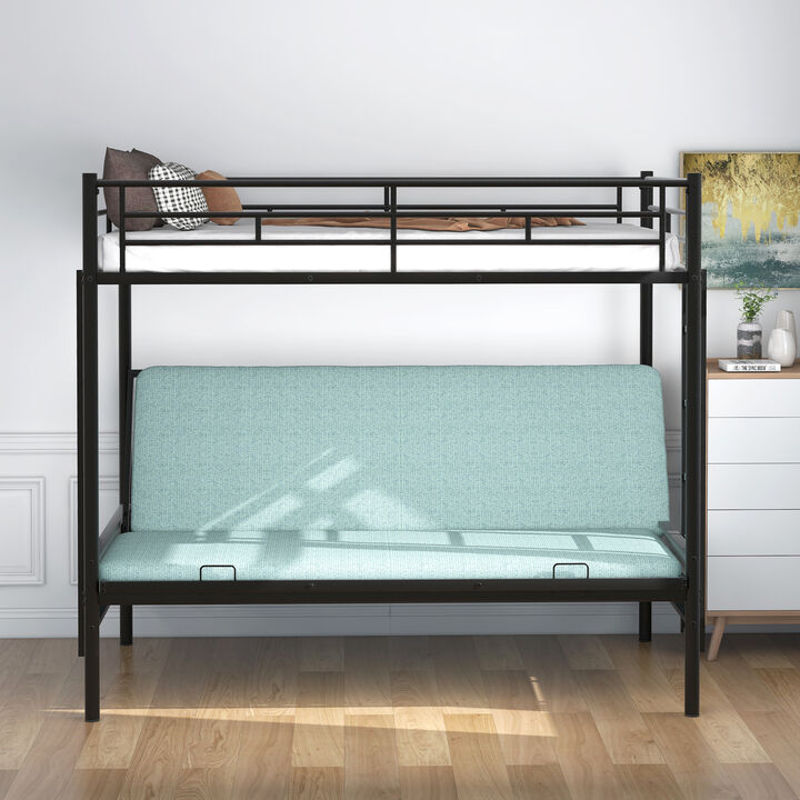Merax Metal Black Bunk Bed