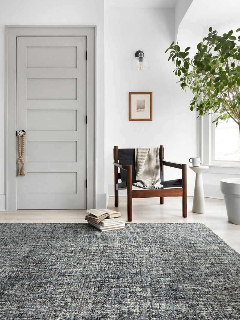 Harlow HLO01 Denim/Charcoal 8'6" x 12' Rug