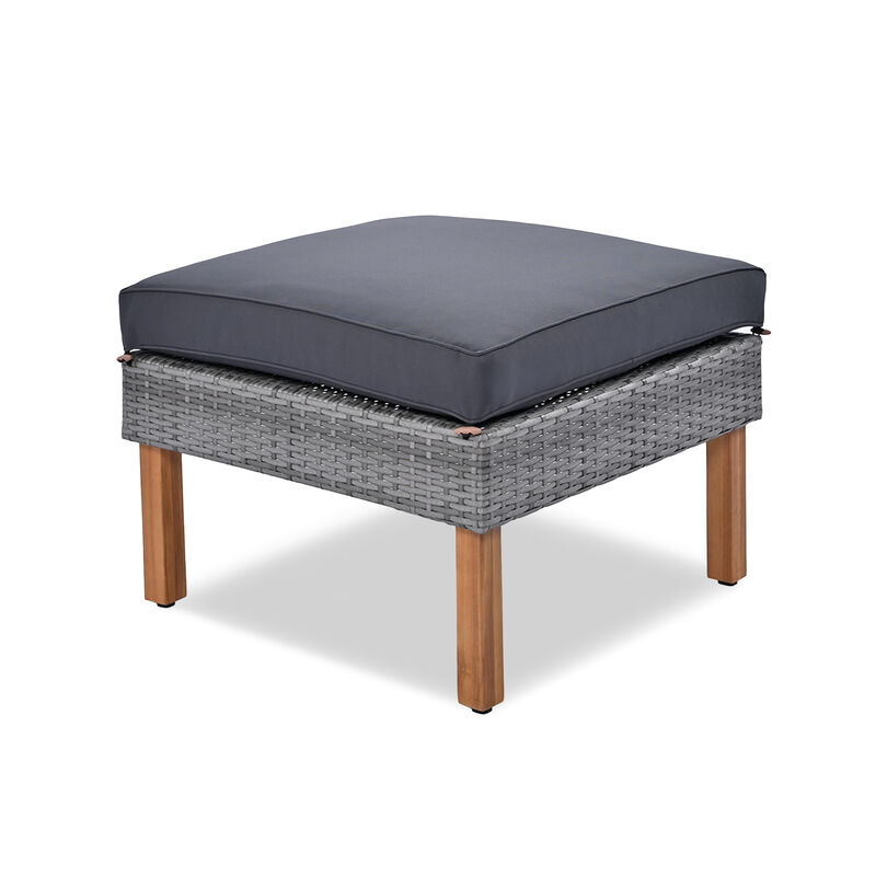 Merax 9-Piece Outdoor Patio Rattan Sofa Table Set