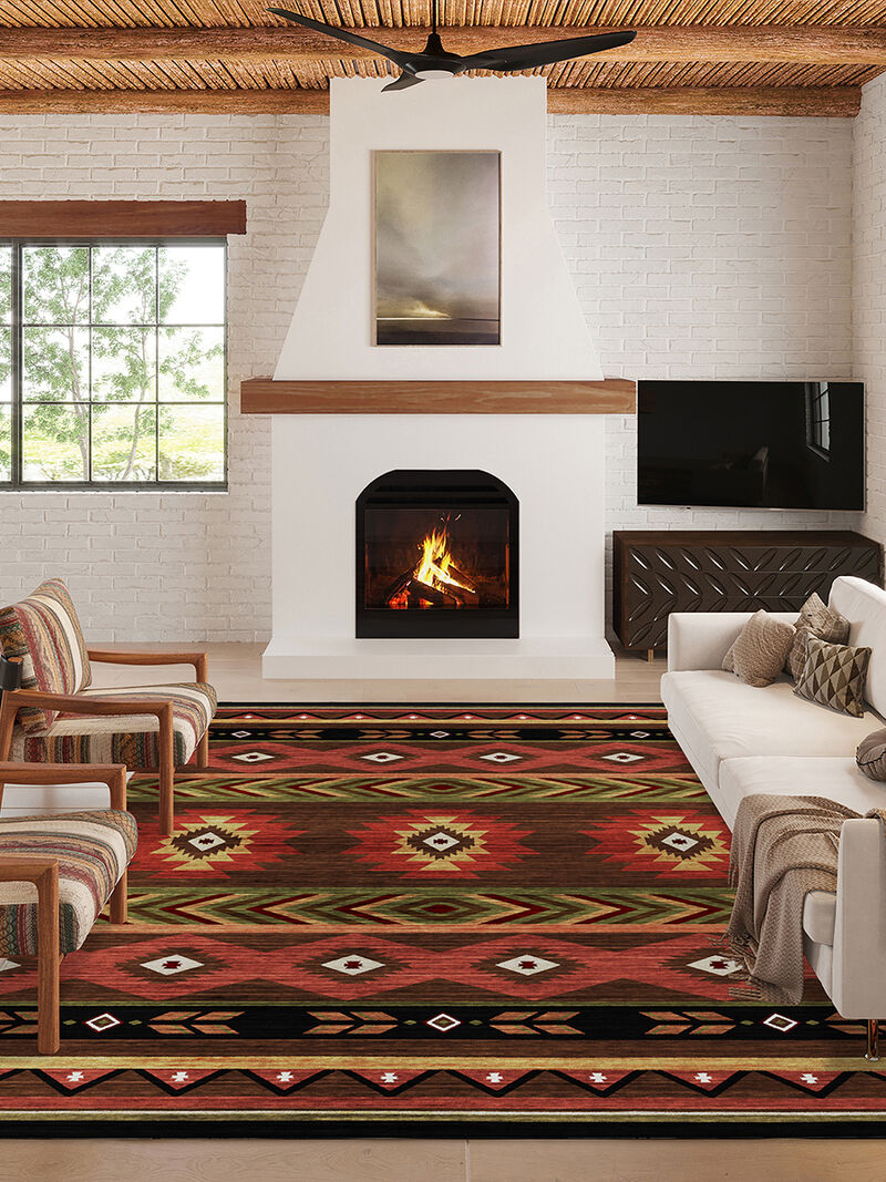 Phoenix PH3 Chocolate 5' x 7'6" Rug