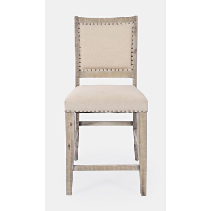 Jofran Fairview Transitional Upholstered Counter Stool (Set of 2)