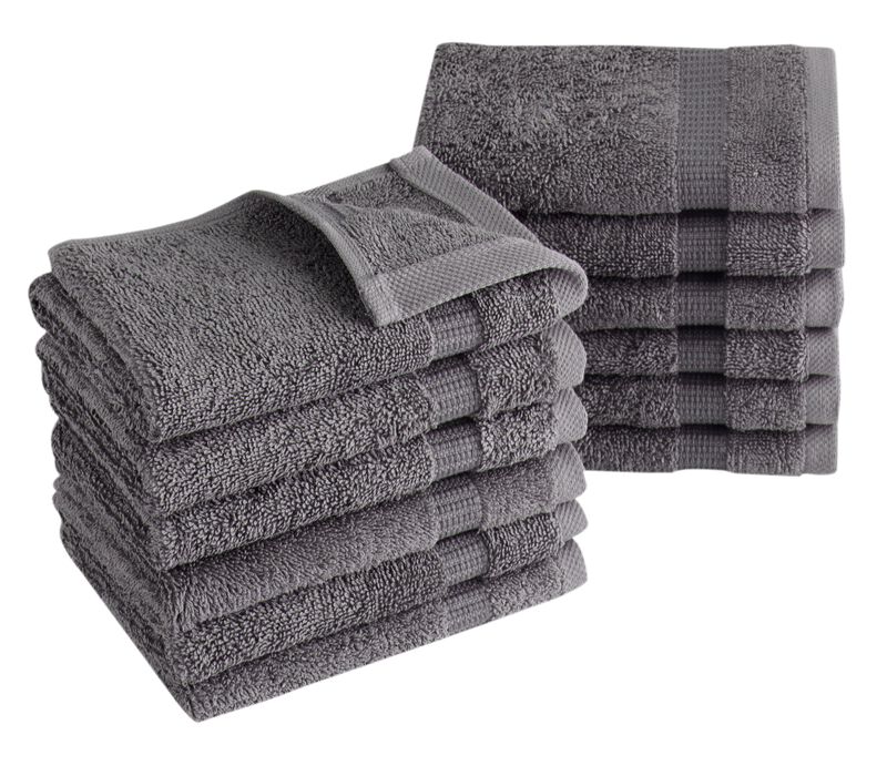 Royal Turkish Towels Villa Collection 12PC Washcloth Set