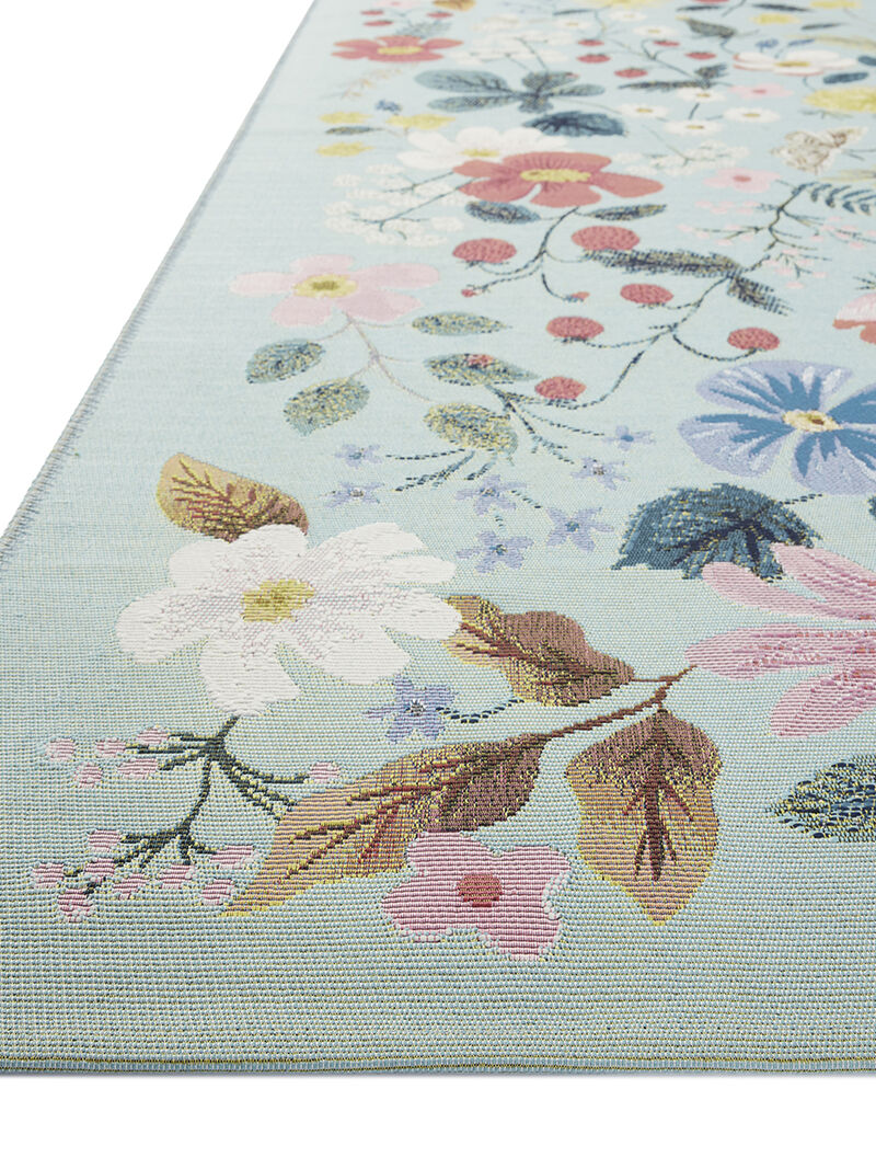 Perennial PRN-02 Mint 5''3" x 7''8" Rug by Rifle Paper Co.