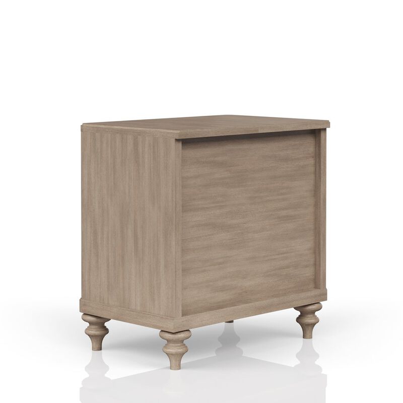 Bernards Wilmington 3 Drawer Nightstand