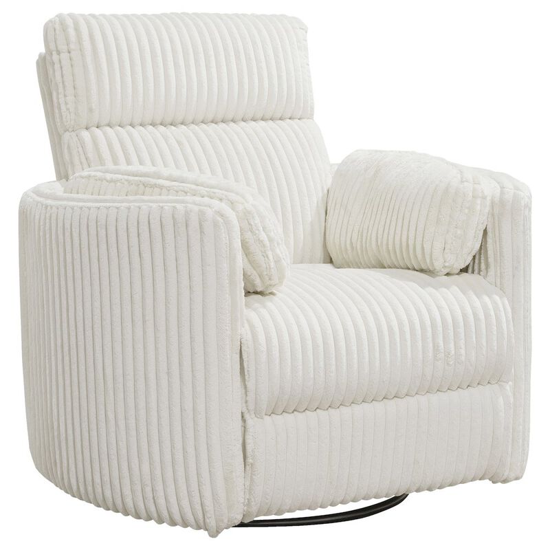 Parker Living Mega Ivory Power Swivel Glider Recliner Two Pack