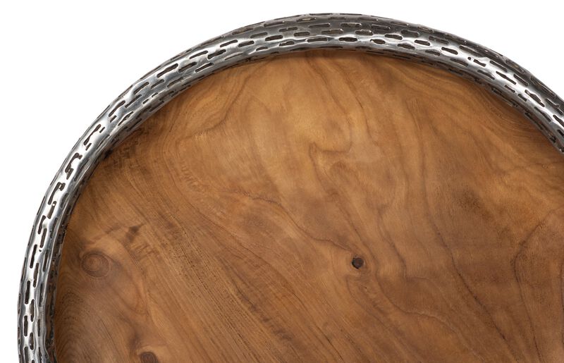 Teak Wood Bowl Medium Wall Art