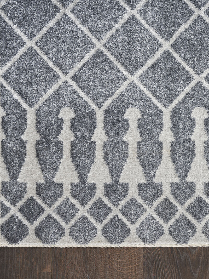 Astra Machine Washable ASW10 Denim 4' x 6' Rug