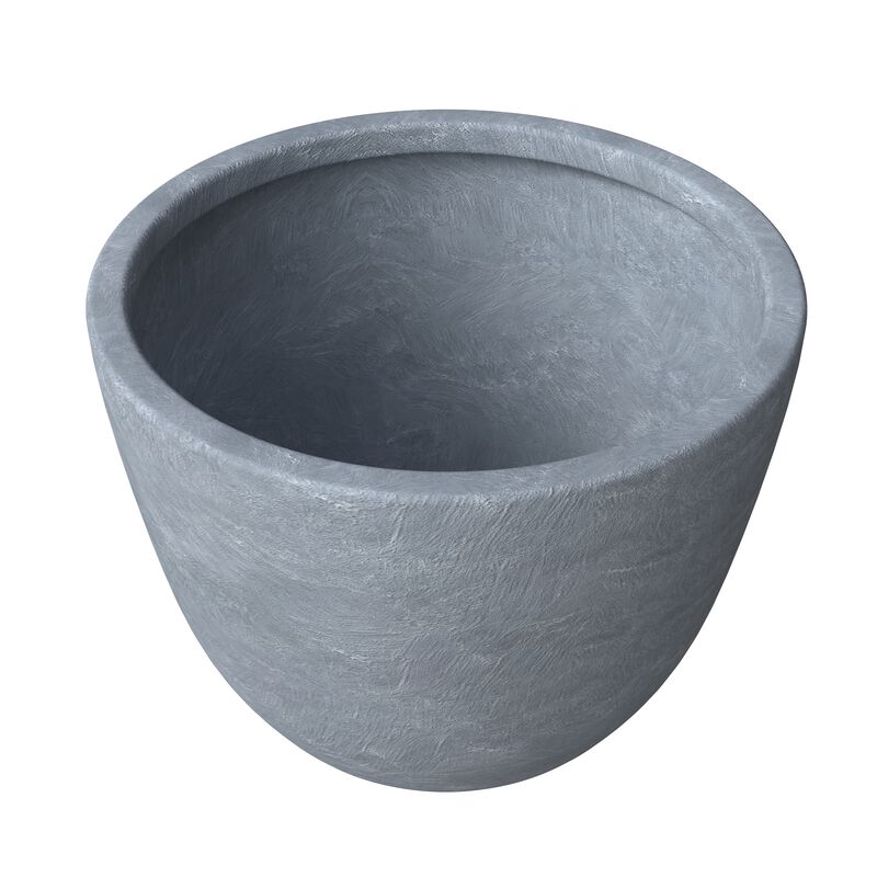 LeisureMod Dahlia Series Fiberstone ans MgO Clay 11" Planter