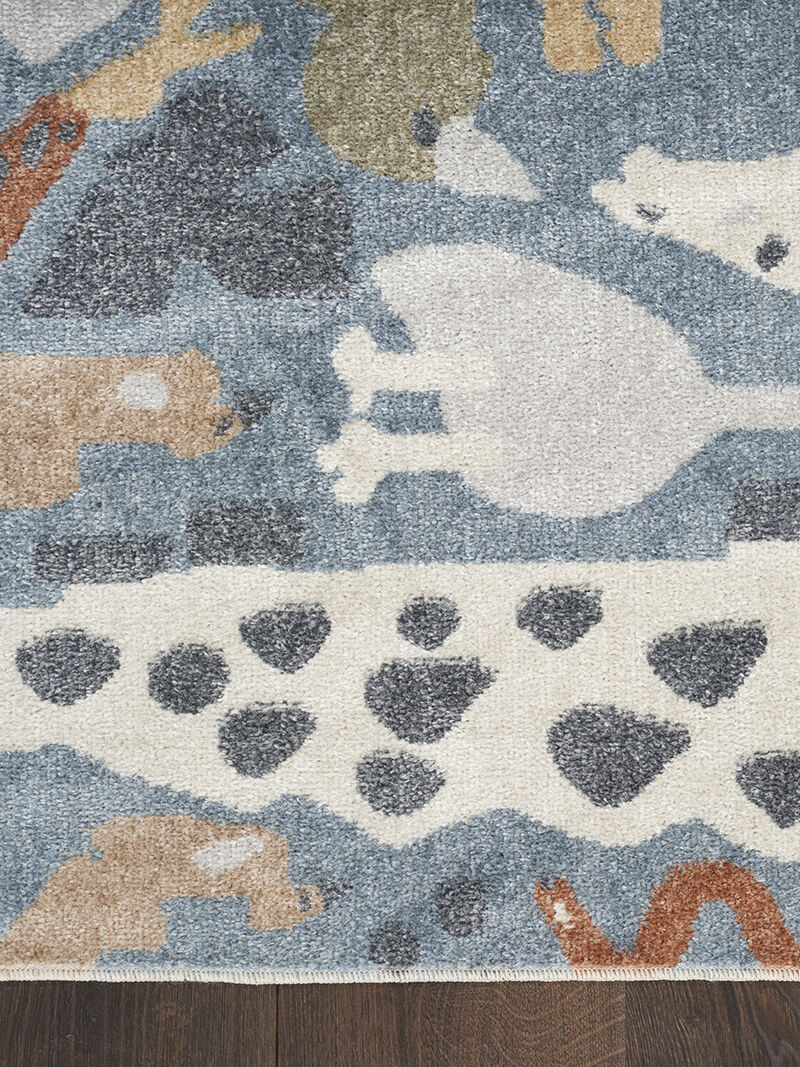 Astra Machine Washable ASW01 Multicolor 4' x 6' Rug