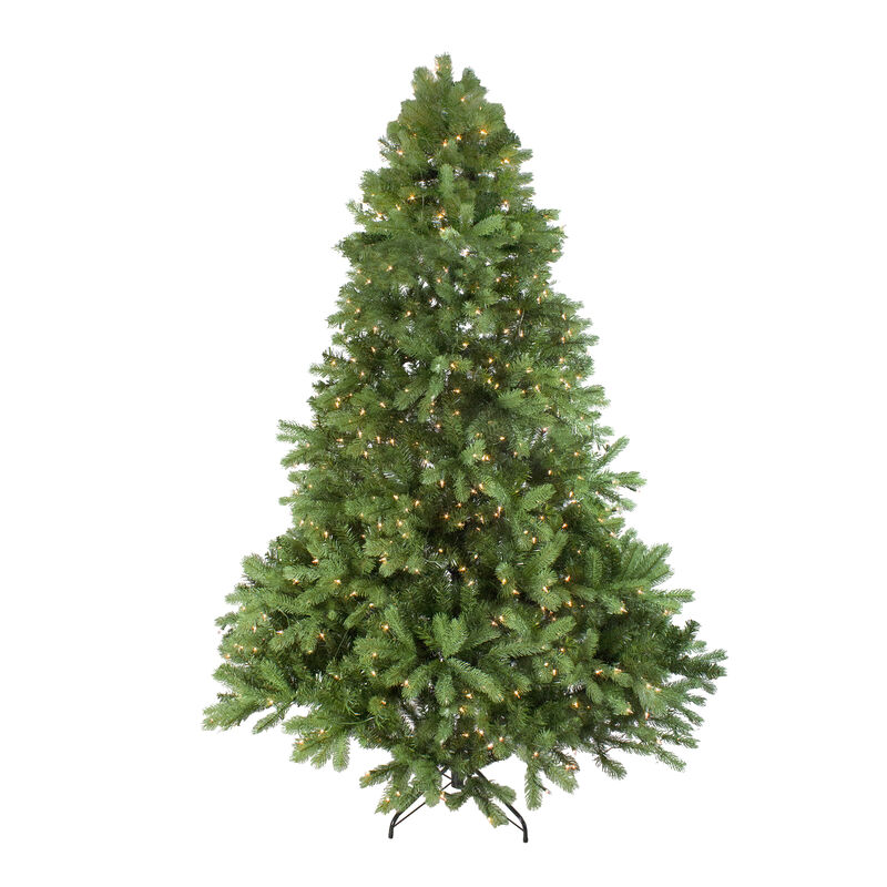6.5' Pre-Lit Full Noble Fir Artificial Christmas Tree - Clear Lights