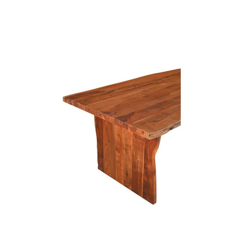 Taran Designs Oren 73 Live Edge Solid Wood Dining Bench