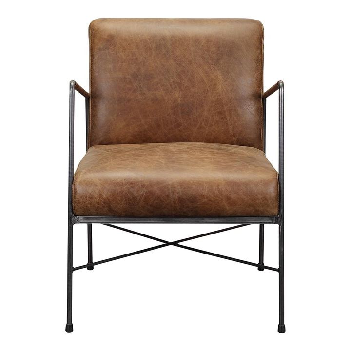 Belen Kox Dagwood Leather Arm Chair (Brown), Belen Kox