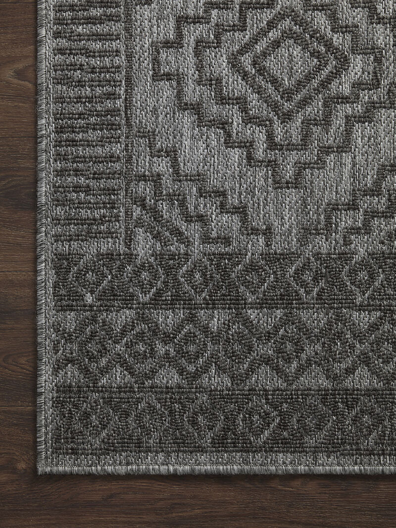 Rainier RAI06 Grey/Charcoal 3'11" x 5'11" Rug