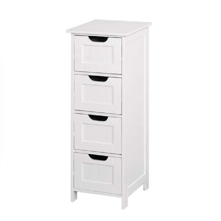Freestanding Bathroom Storage Cabinet with Drawers and Shelves
