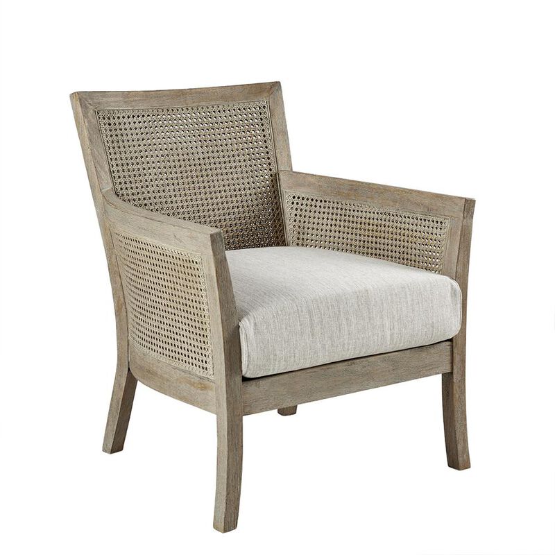 Belen Kox Rustic Cane Back Accent Chair, Belen Kox