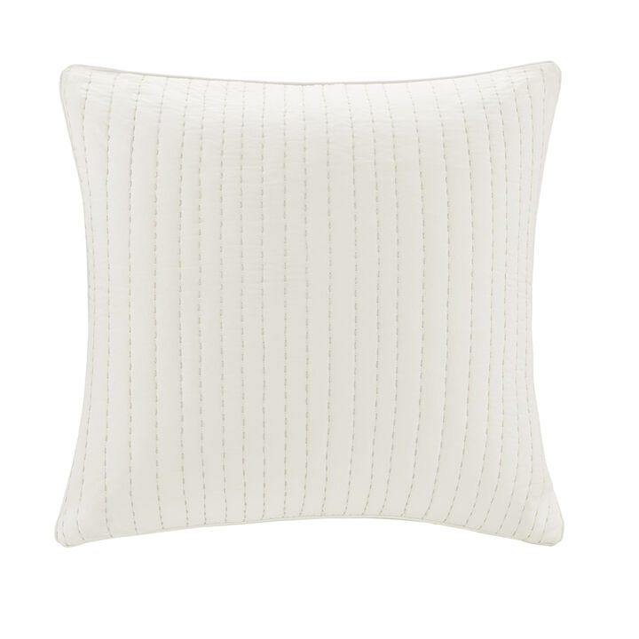 Gracie Mills Johnny Farmhouse Chic Cotton Quilted Euro Sham