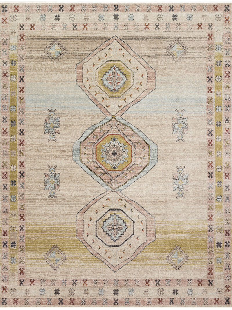 Graham GRA04 Antique Ivory/Multi 5'5" x 7'6" Rug