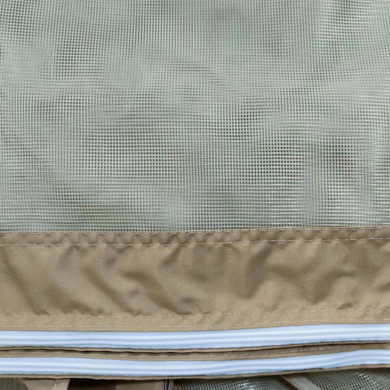 10x10 FT Gazebo Replacement Mosquito Netting With Zippers, 4-Side Mesh Walls For Patio Gazebos