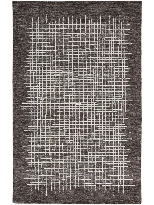 Maddox 8630F Brown/Ivory 3'6" x 5'6" Rug