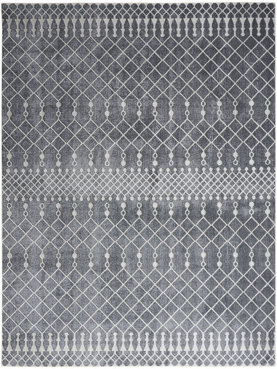 Astra Machine Washable ASW10 Denim 4' x 6' Rug