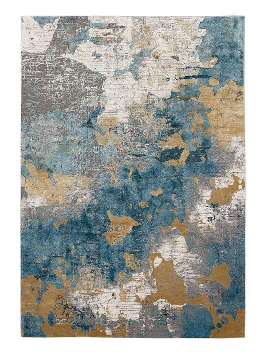Tryst Nuvole Grey Blue 5' X 8' Rug