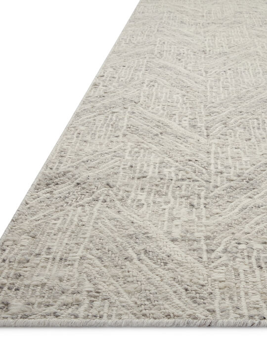 Raven RAV-01 Silver / Ivory 8''6" x 11''6" Rug by